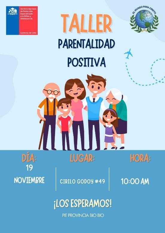 Taller Familiar “Parentalidad positiva y salud mental”.
