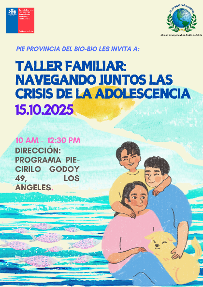 Taller Familiar: “Manejo de crisis y autocuidado por parte de padres de adolescentes.