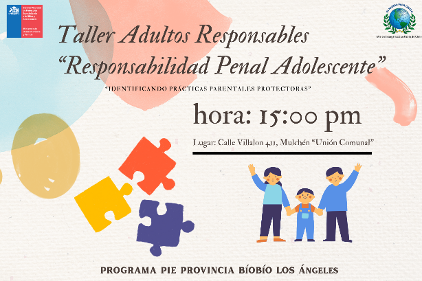 Taller Familiar Territorial Comuna Mulchén “Responsabilidad Penal Adolescente”